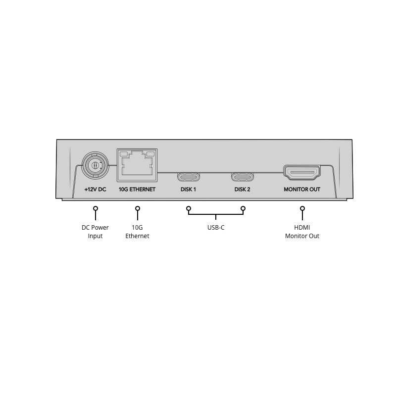 Blackmagic HyperDeck Shuttle HD录放机系统校园演播室高清硬盘录像机