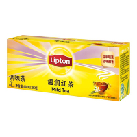 立顿Lipton 红茶 温润红茶叶 斯里兰卡红茶 调味茶冲饮袋泡茶包2g*25 (新老包装随机发货)