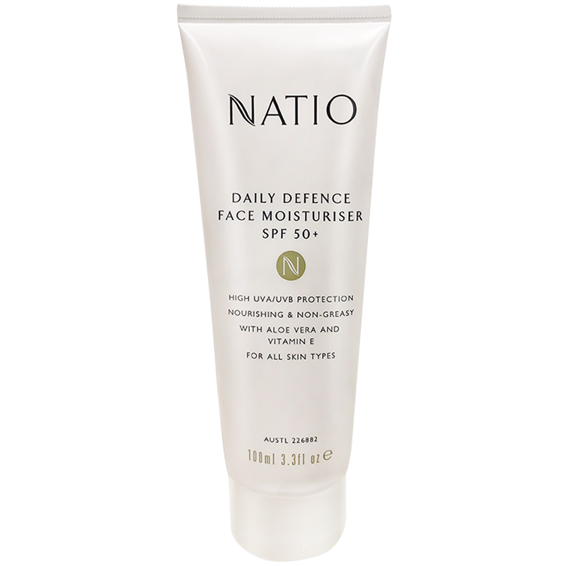 NATIO娜迪奥日常日霜抗UV防晒SPF50+适合任何肤质100g清爽保湿补水 防晒隔离控油平衡