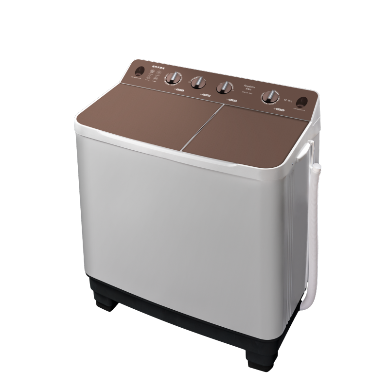 新品荣事达125公斤双桶洗衣机xpb12558g咖啡金