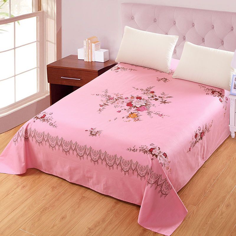 国民上海老床单纯棉中式床单单件加厚老粗布1.5/1.8/2米床用加大