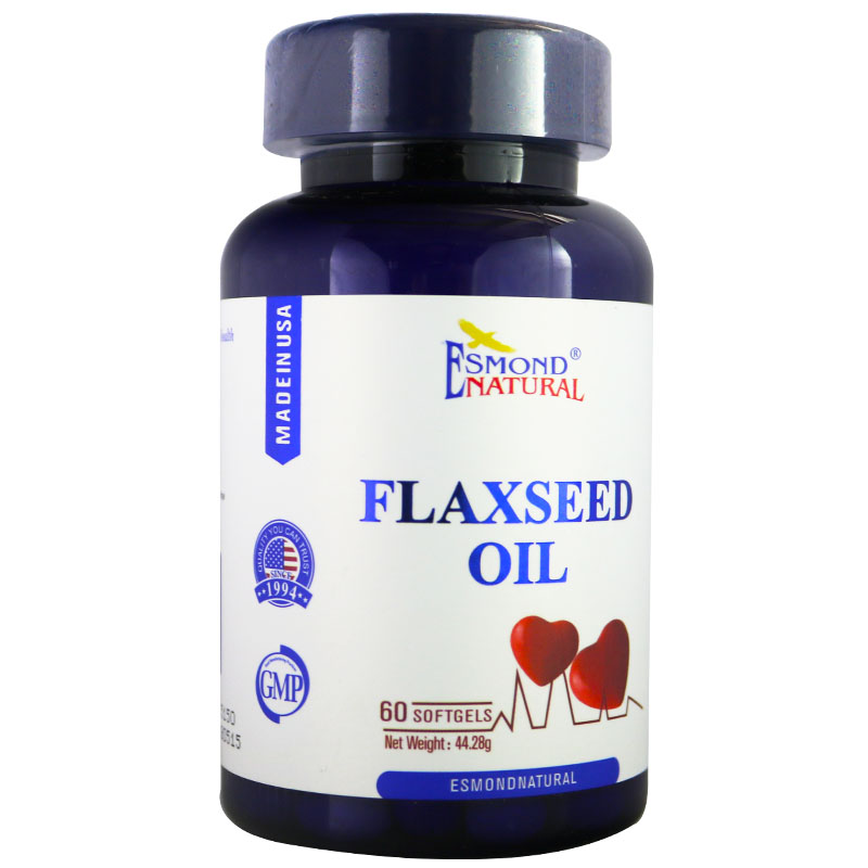 爱司盟亚麻籽油软胶囊44.28克(738mg*60粒) 美国原装进口 Esmond natural 爱司盟高清大图
