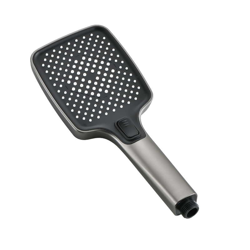 蔚珺全铜灰色数显按键四档淋浴花洒WJ-8675个高清大图