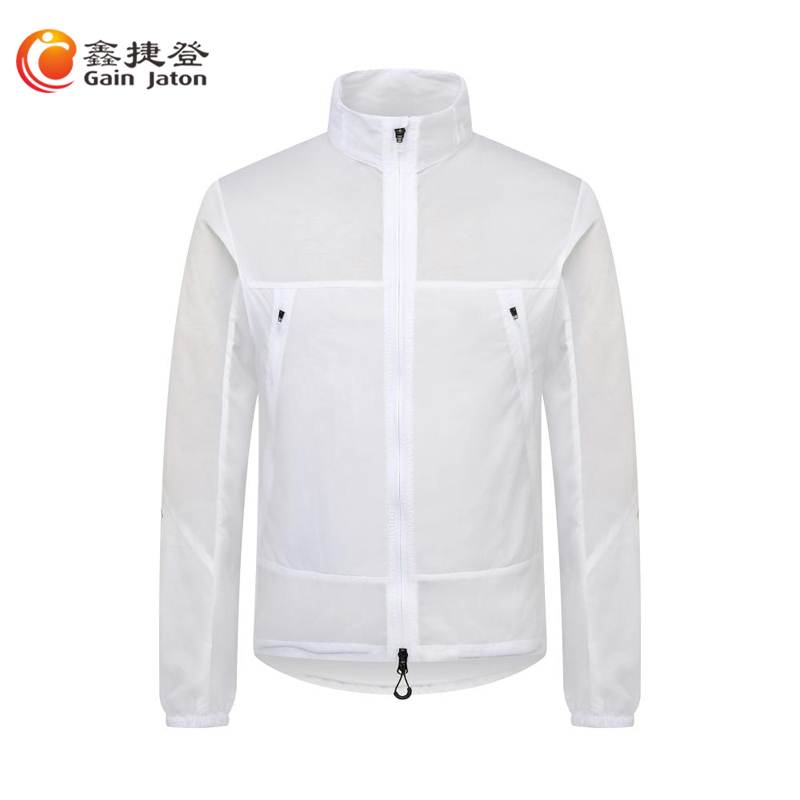 鑫捷登 男女款立领骑行服外套AGRY-LYK777 杰尼亚白 3XL