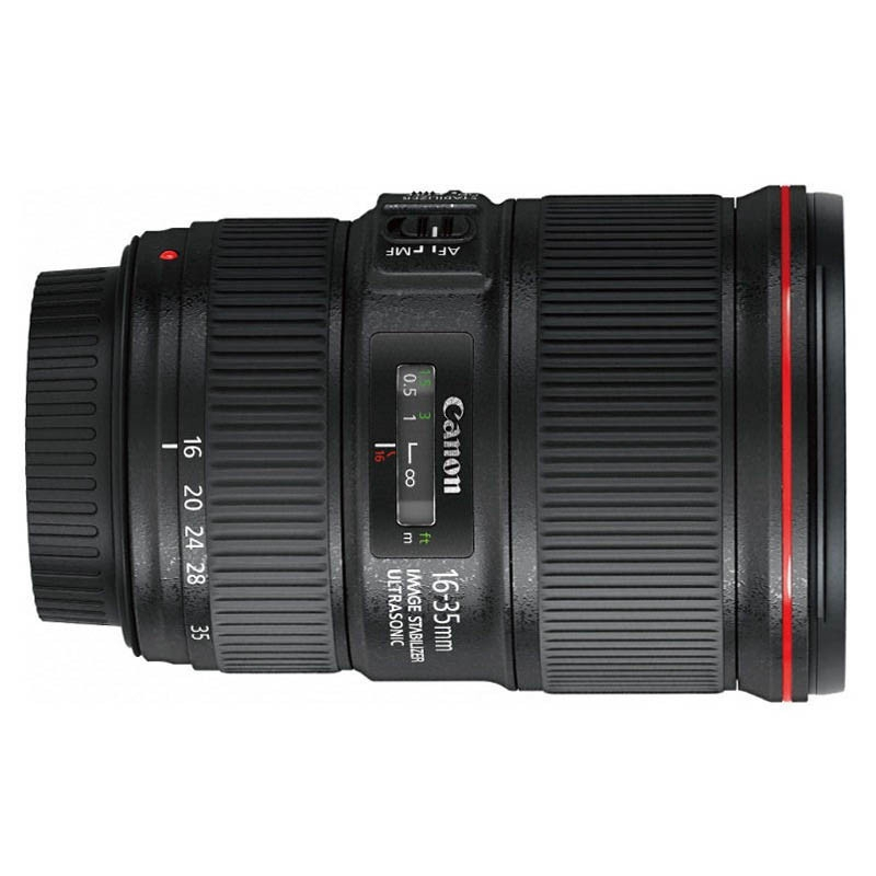 佳能(Canon)EF 16-35mm f/4L IS USM 佳能卡口 77mm口径 红圈广角变焦镜头