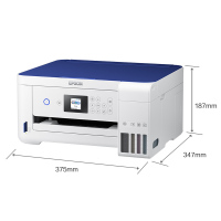 爱普生EPSON L4165/4166/4167/4168/4169/4163商务墨仓式彩色喷墨照片打印机双面无线多功能一体机A4 办公家用 官方标配