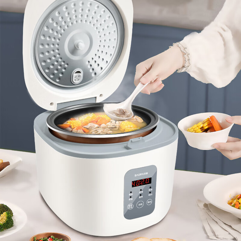 豹牌 BP-WB166 多功能电饭煲 5L(单位:台)白色高清大图