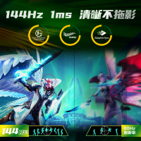 飞利浦(Philips) 272E1GSJ/93 27英寸 144Hz 1ms VA屏 游戏电竞显示器