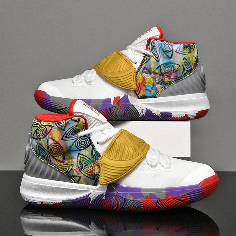 坚马爆改篮球鞋男欧文六南海岸6代章鱼哥5海绵宝宝7学生男大童球鞋女8