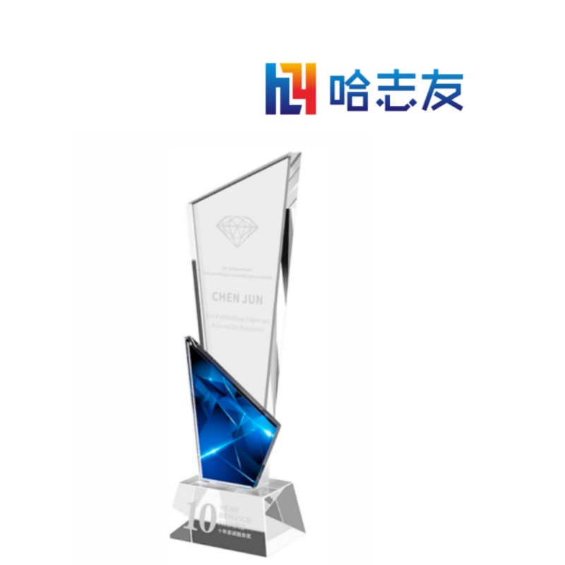 哈志友企业定制奖杯27cm设计新颖,高清印刷,优质材料,支持定制高清大图