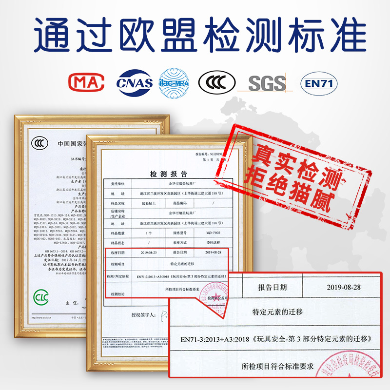 超轻粘土24色水晶彩泥儿童橡皮泥玩具女孩太空黏土手工DIY泥 新升级12色马卡龙粘土(蓝色笑脸)高清大图