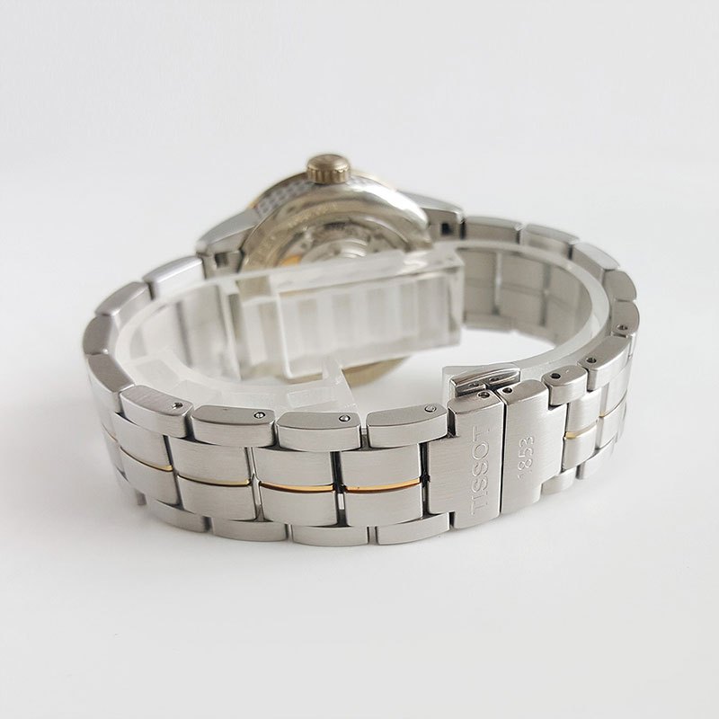 二手9成新天梭tissot豪致系列t0862082211600自动机械日期显示女表