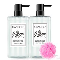 【送沐浴球】XIANGNI香馜祖马龙香水沐浴露家庭装持久留香500ml*2瓶祖马龙男女正品