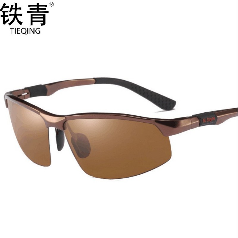 铁青太阳偏光眼镜PG22 个 茶框茶片