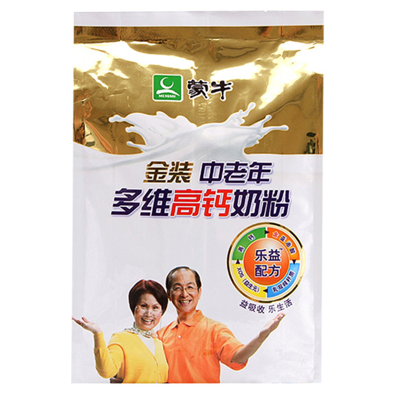 蒙牛(MENGNIU)金装中老年多维高钙奶粉袋装400g中老年成人冲饮
