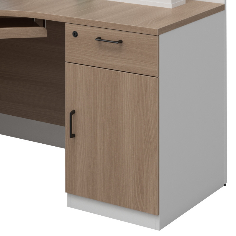 巴洛卡办公桌板式屏风职员桌14米单人屏风卡位办公桌电脑桌fl688n1