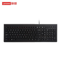 联想（lenovo）有线键盘 M120K有线超薄键盘 电脑办公键盘