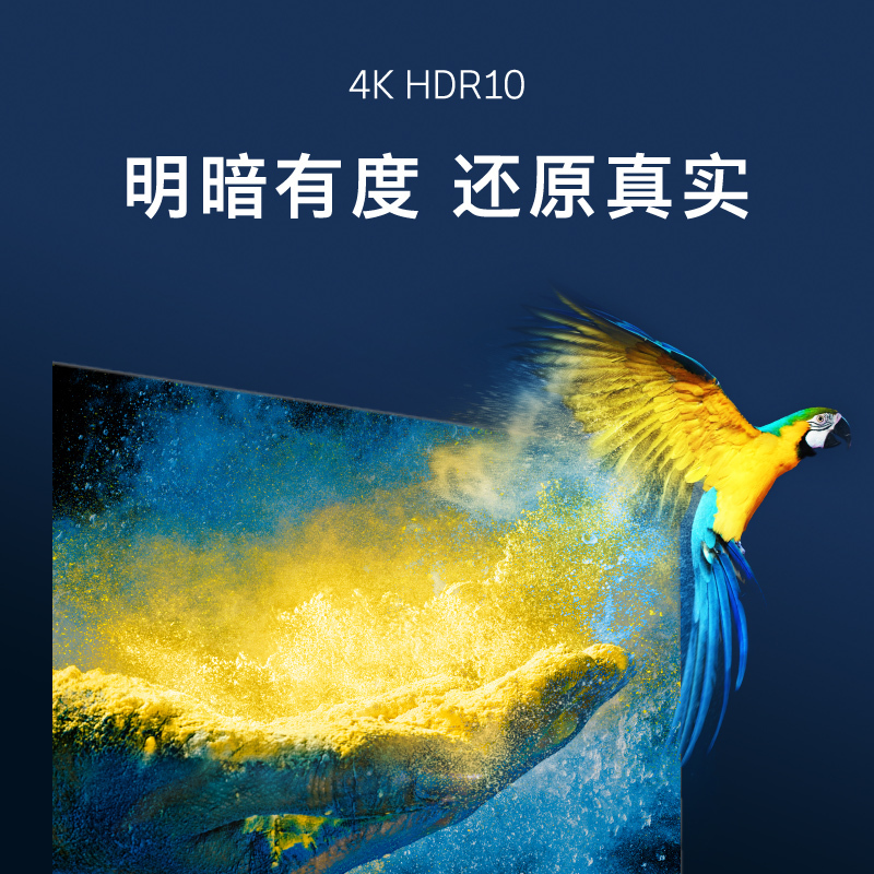 创维(SKYWORTH)55G51 55英寸 4K超高清全面屏HDR 全时AI语音防蓝光护眼 智能网络液晶超薄电视