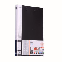 晨光ADM95088 A4新锐派资料夹双强力夹办公用品文件夹 黑色 (单位:件)