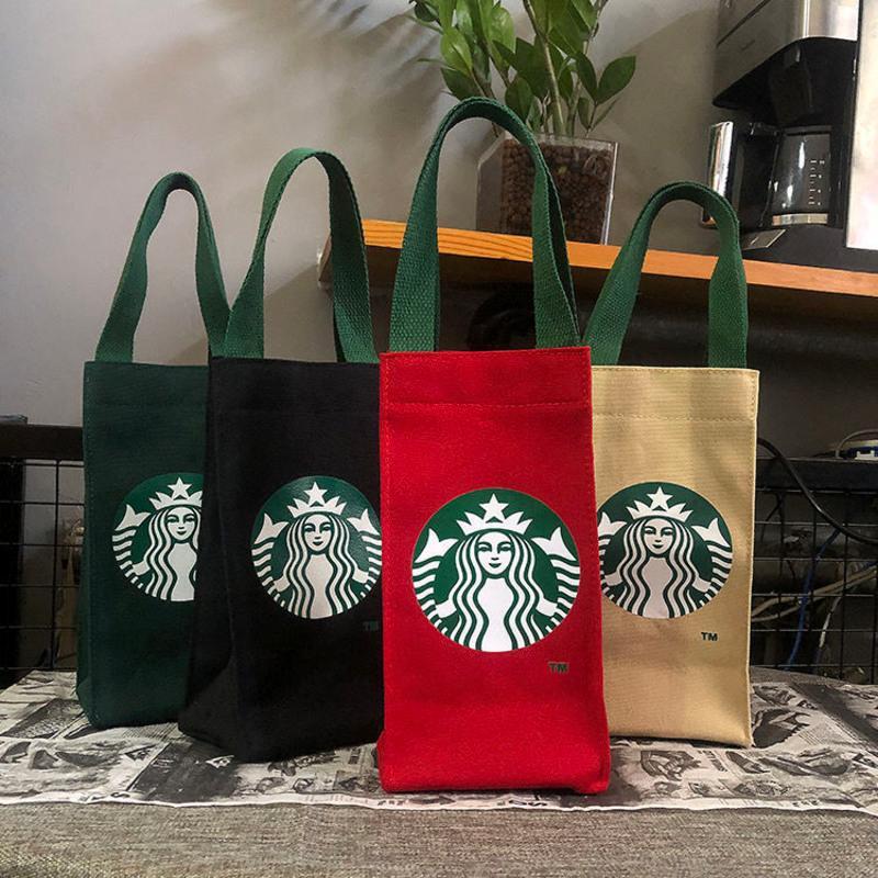 水杯手提袋保温杯玻璃杯包学生水壶雨伞收纳袋便携加厚帆布 113藏蓝方形