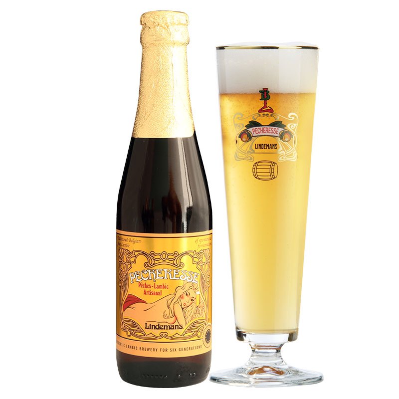 比利时进口 精酿啤酒 Lindemans 林德曼桃子啤酒250ml*6瓶