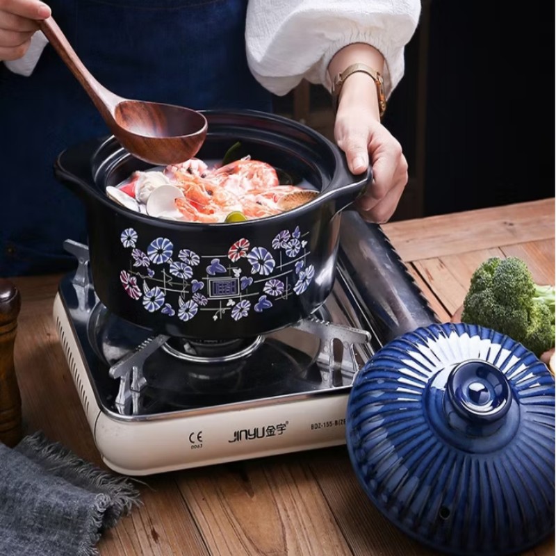 唯都精美茶具套组 精选陶瓷材质 5件套装 色彩典雅 保温透气设计高清大图