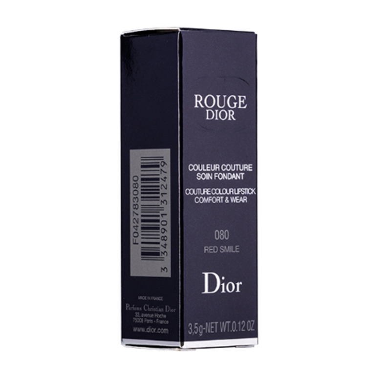 迪奥(Dior)口红烈艳蓝金唇膏迪奥 080# 微笑正红高清大图