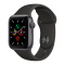 Apple Watch Series5 智能手表 GPS 40毫米 深空灰色铝金属表壳搭配黑色运动型表带