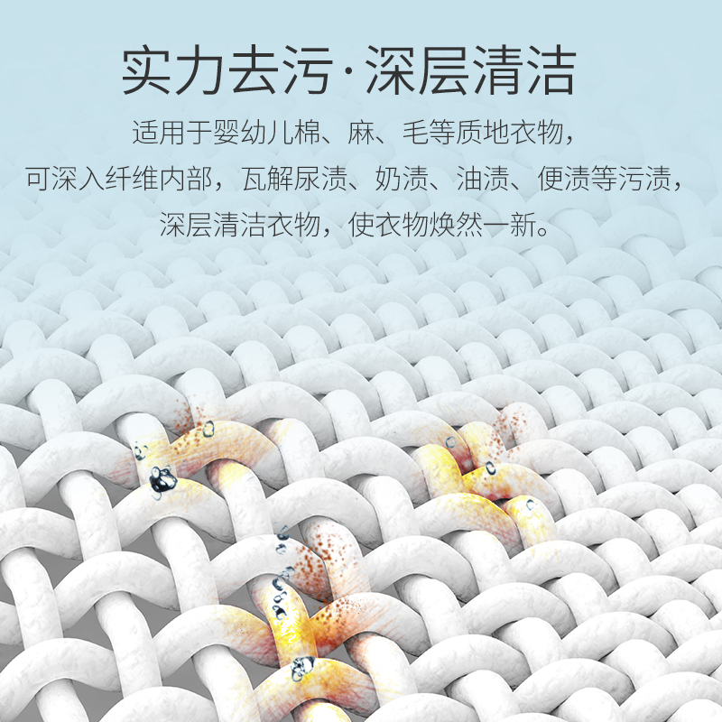 郁妍婴儿抑菌洗衣液500g 宝宝洗衣液 儿童洗衣液 深层去渍 高效洁净 有效抑菌
