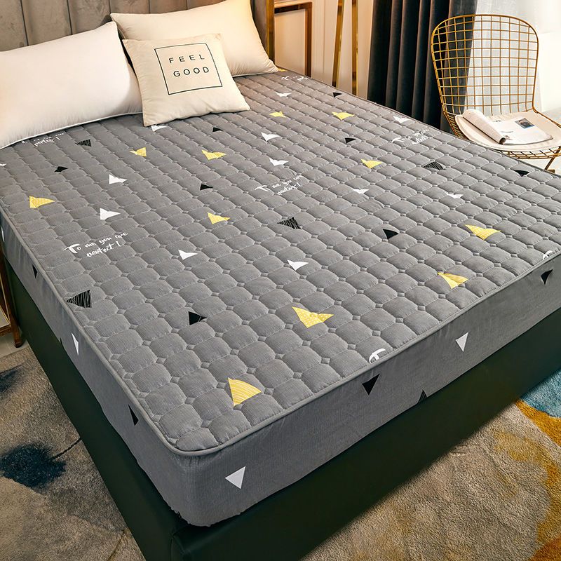 sleepybear夹棉防水床笠单件加厚床罩床垫套席梦思保护套床垫套子床单