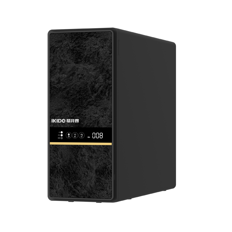 易开得净水器小巨人系列T2S台下式800G反渗透净水机黑色款