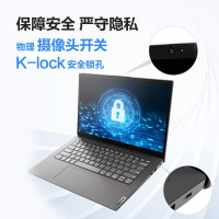 联想(Lenovo)扬天V14 商用办公 轻薄便携 14英寸屏 笔记本电脑 i5-1135G7/8G/1T+256GSSD/MX350 2G独显 定制
