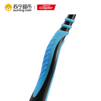高露洁(Colgate)适齿多炭单支装 软毛一加一