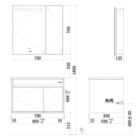九牧JOMOO 简欧 多层实木 浴室柜组合 欧式 挂墙式 洗脸盆洗手盆组合洗漱台 A2255