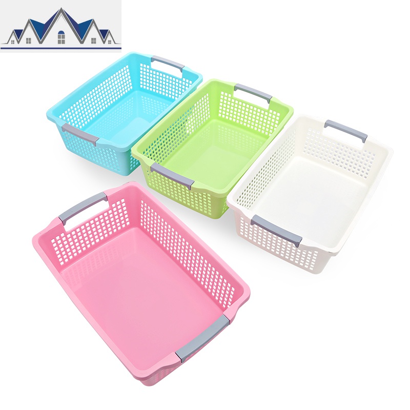 收纳筐塑料藤编收纳框筐子桌面小篮子零食置物篮储物篮玩具收纳篮 三维工匠高清大图