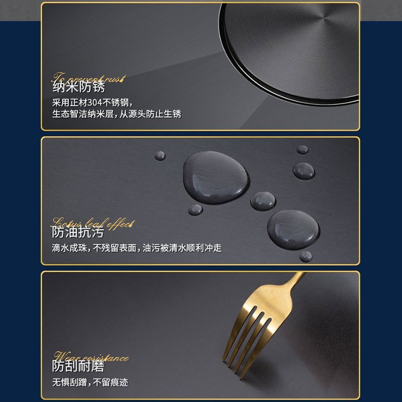 SEREN HOME 赛恩卫浴水槽单槽右置去水厨房洗菜盆加厚纳米手工大单槽台上台下洗碗池