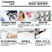 卡萨帝（Casarte）8.5公斤直驱变频波轮洗衣机 强力波 免清洗 C801 85MSU1 香槟金