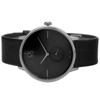 卡尔文·克莱恩/CalvinKlein 手表 ACCENT系列 皮革表带 简约石英男士手表K2Y211C3