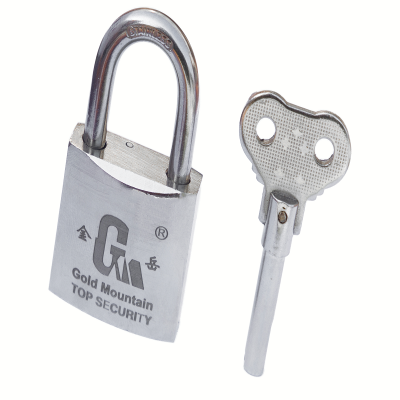 金岳 电镀铜锁 35mm 35*15*59mm (银色)高清大图