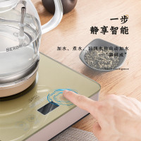 W13底部上水电热水壶全自动玻璃烧水壶家用泡茶壶电茶炉