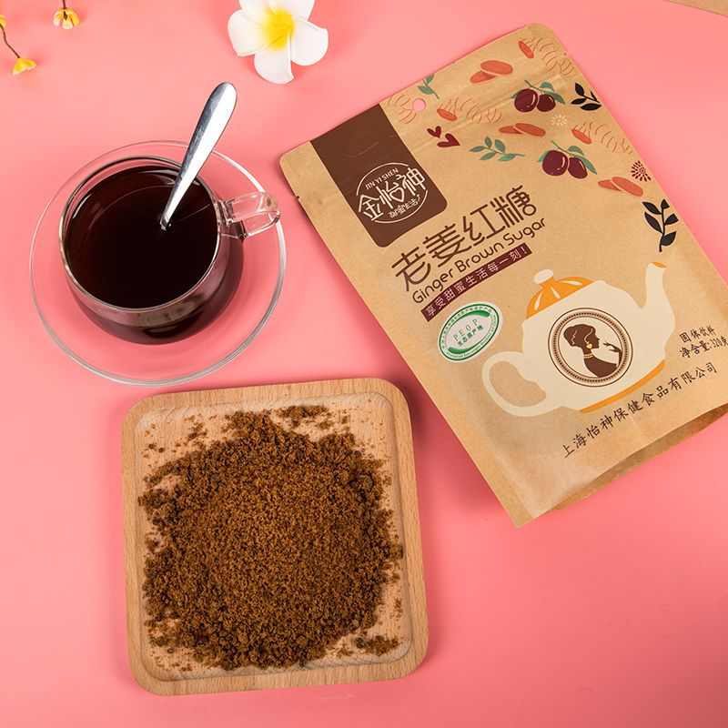 金怡神老姜红糖姜茶老姜红枣姜茶古法熬制红糖姜茶袋装320g*3