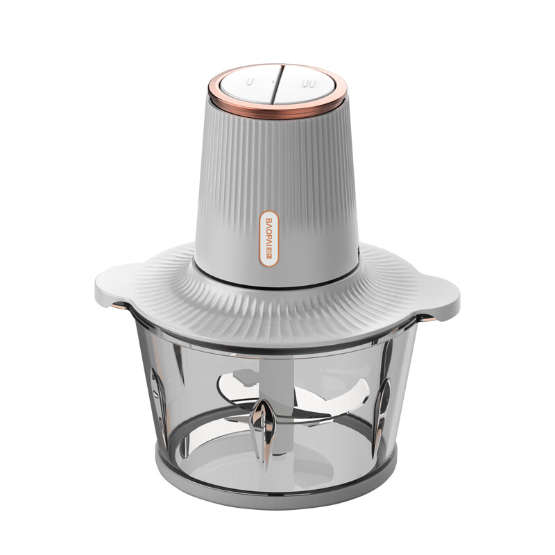 豹牌 绞肉机 大容量 加厚玻璃杯体 四叶精钢刀头 BP-MG211绞肉机 2L