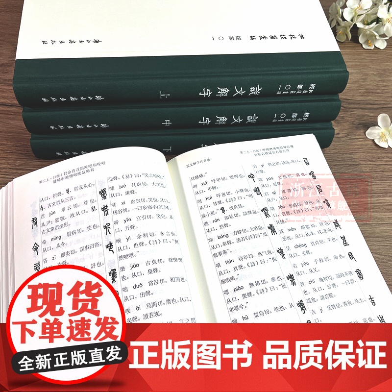 说文解字(上中下中国国家图书馆藏)(精)/批校经籍丛编+说文解字(注音版)(精)全2种 古代汉语字典国学经典研究工具书高清大图