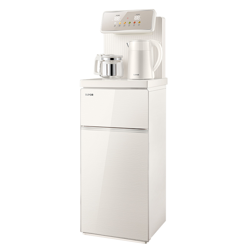 苏泊尔（SUPOR）茶吧机饮水机家用一体下置水桶升级防溢烧水壶六段调温遥控触控语音全自动多功能泡茶机 SW-CBJ17C