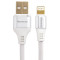 纽曼(Newmine)苹果连接线USB2.0 CWP5白色 3A快充 苹果设备通用 线长1.0米 TPE材质镀锡铜丝线材