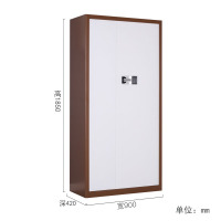 易企采 通门二斗1850*900*420mm 办公家具优质钢制套色通门二斗国保锁保密柜办公柜铁皮柜收纳柜储物柜