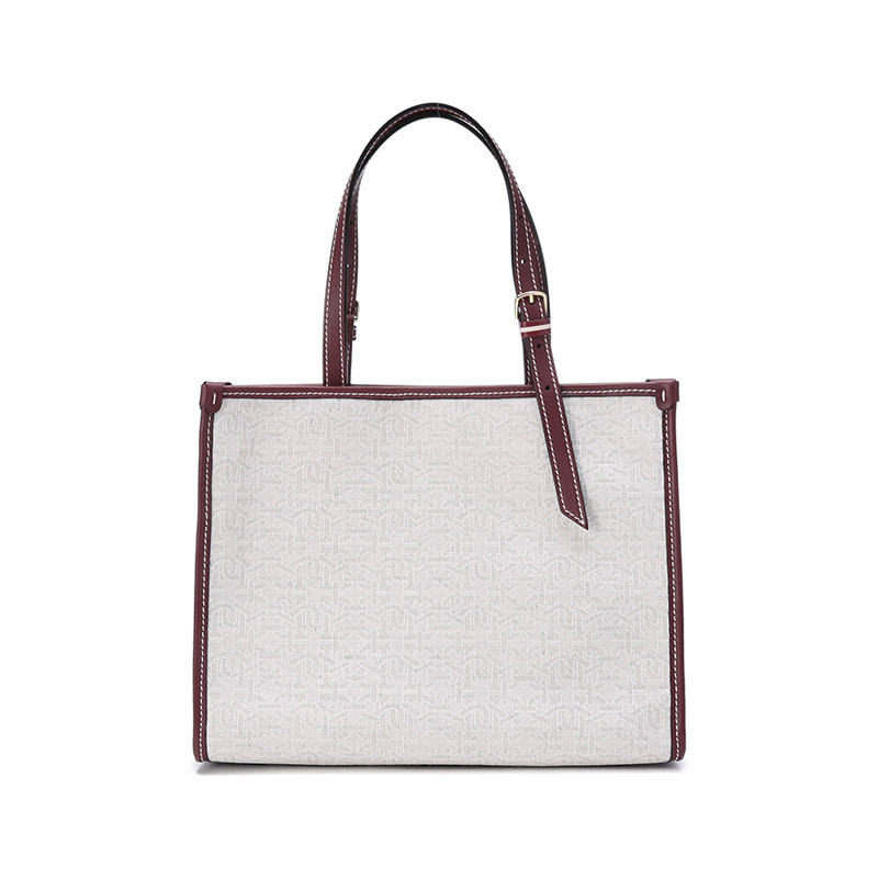 巴利bally奢侈品女士织物bchain手提单肩斜挎包托特包子母包购物袋