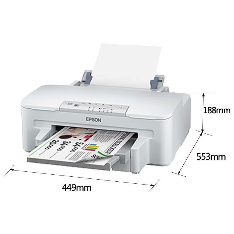 爱普生(EPSON)WF-3011 喷墨打印机(A4/4色/商用)高端彩色商用墨仓式打印机