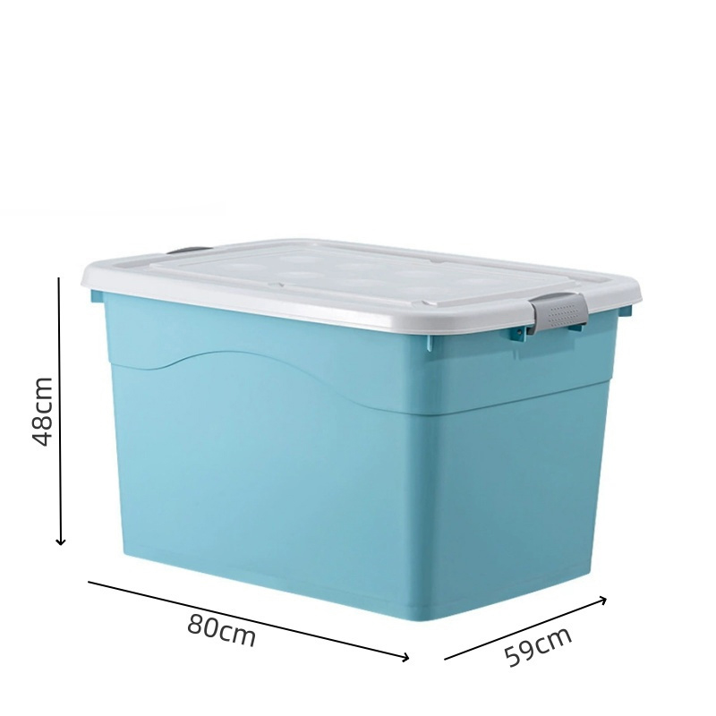 麦都乐 大号整理箱 350#(长80*宽59高48cm)带轮 个高清大图