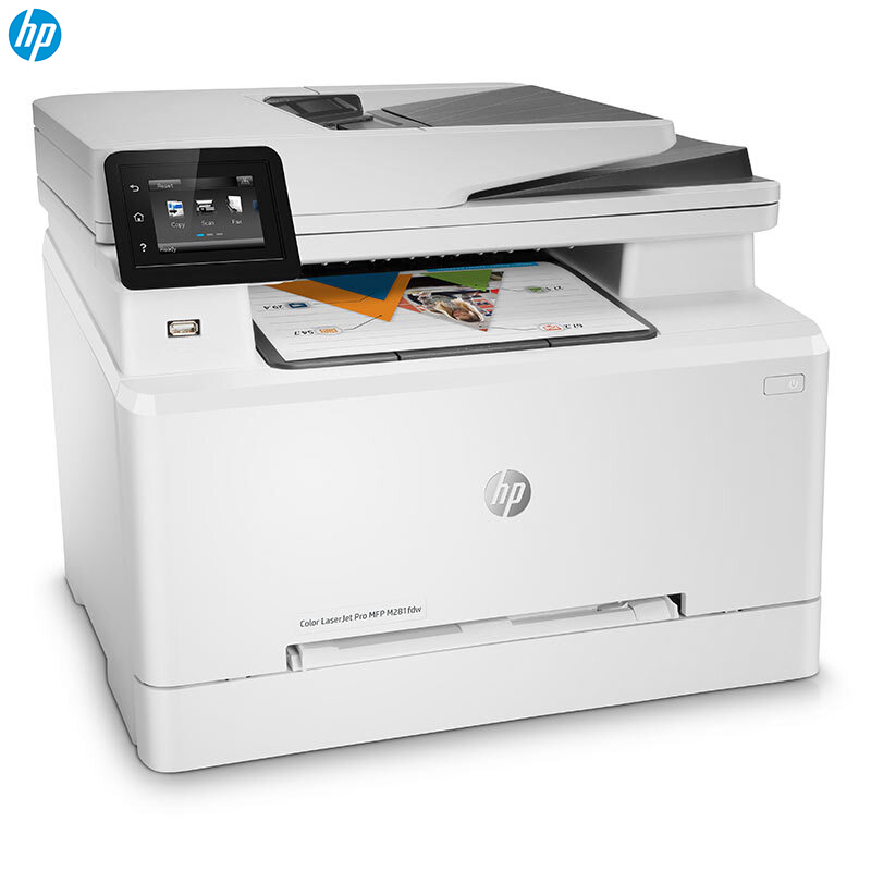 惠普(hp)LaserJet Pro M281fdw 彩色A4激光一体机(自动双面打印 扫描 复印 网络 无线)